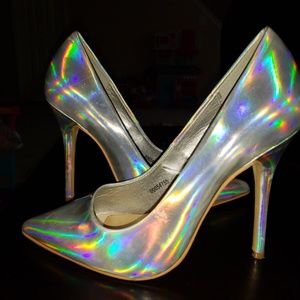 Forever 21 holographic heels
